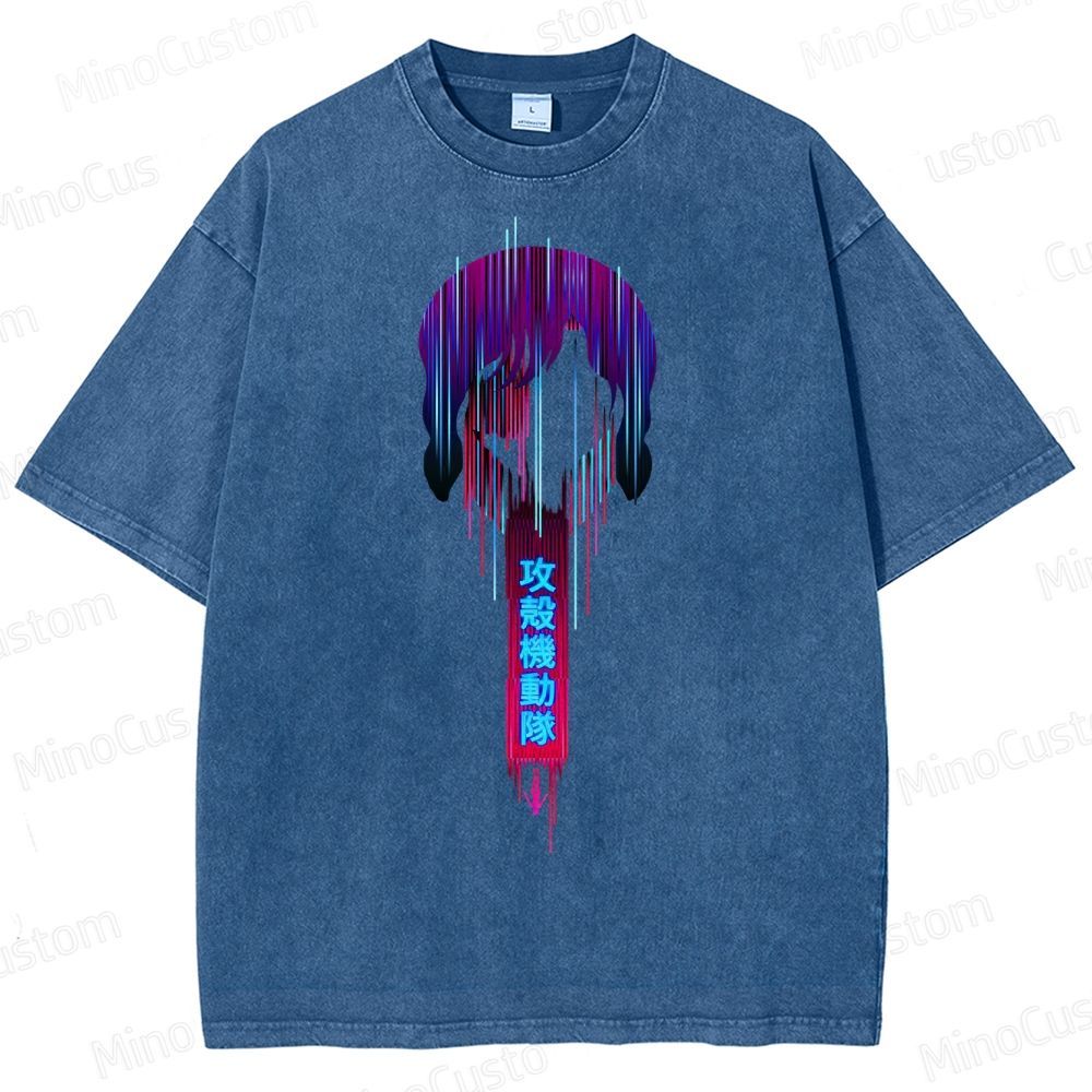 Ghost In The Shell Neon Washed T-Shirt