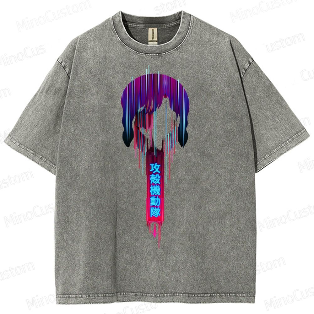 Ghost In The Shell Neon Washed T-Shirt