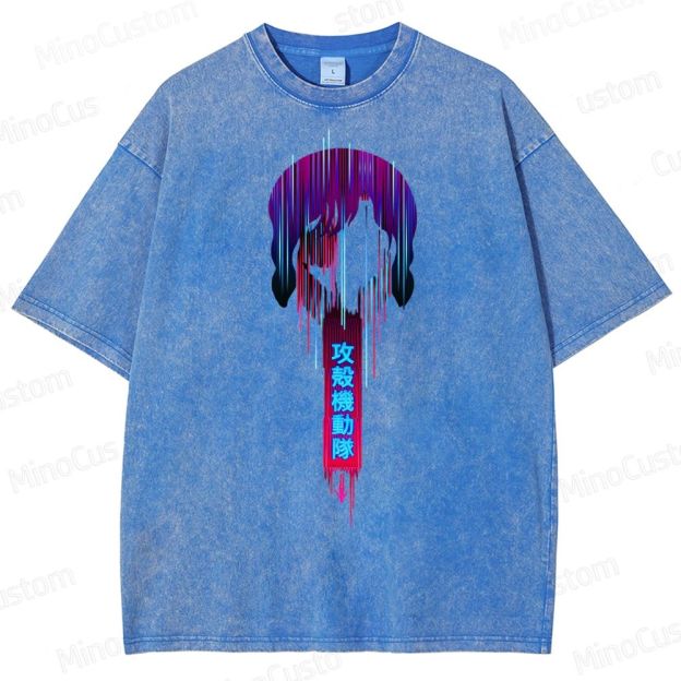 Ghost In The Shell Neon Washed T-Shirt