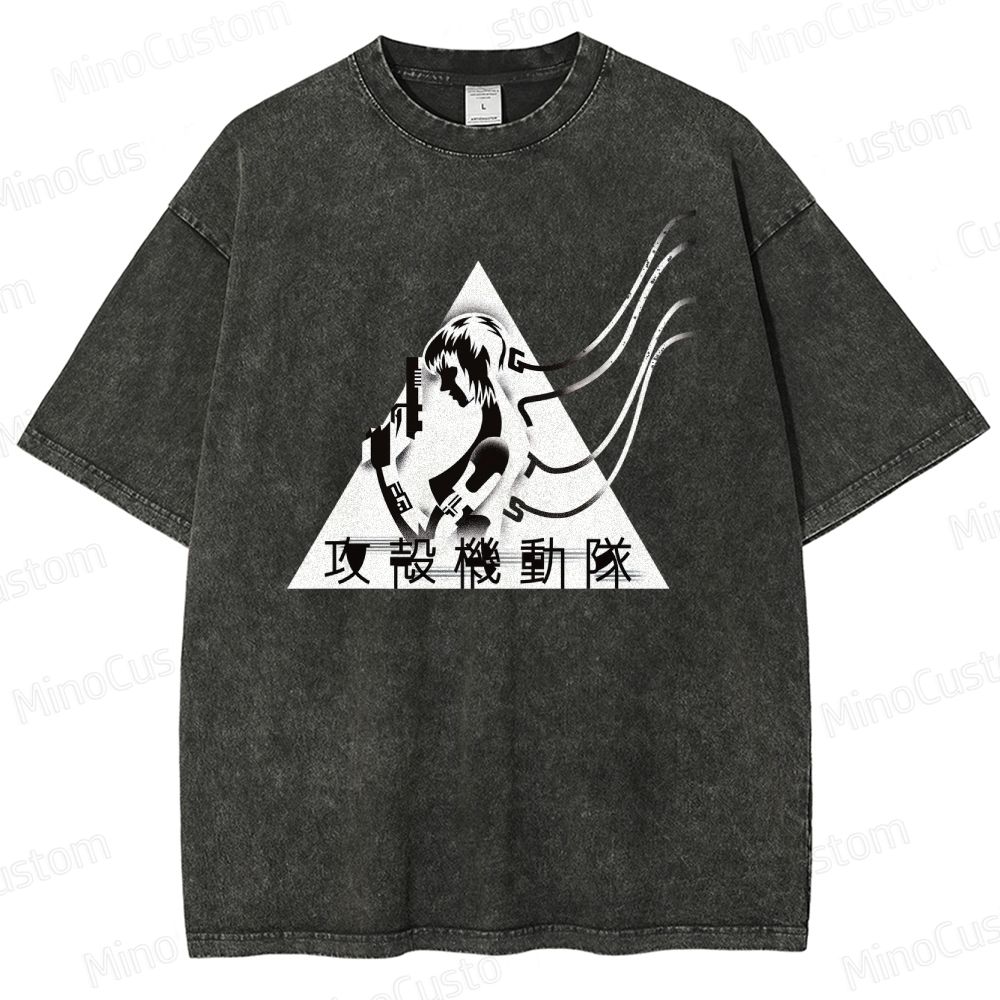 Ghost In The Shell Tactics Silhouette Washed T-Shirt 