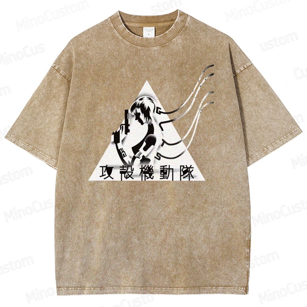 Ghost In The Shell Tactics Silhouette Washed T-Shirt 