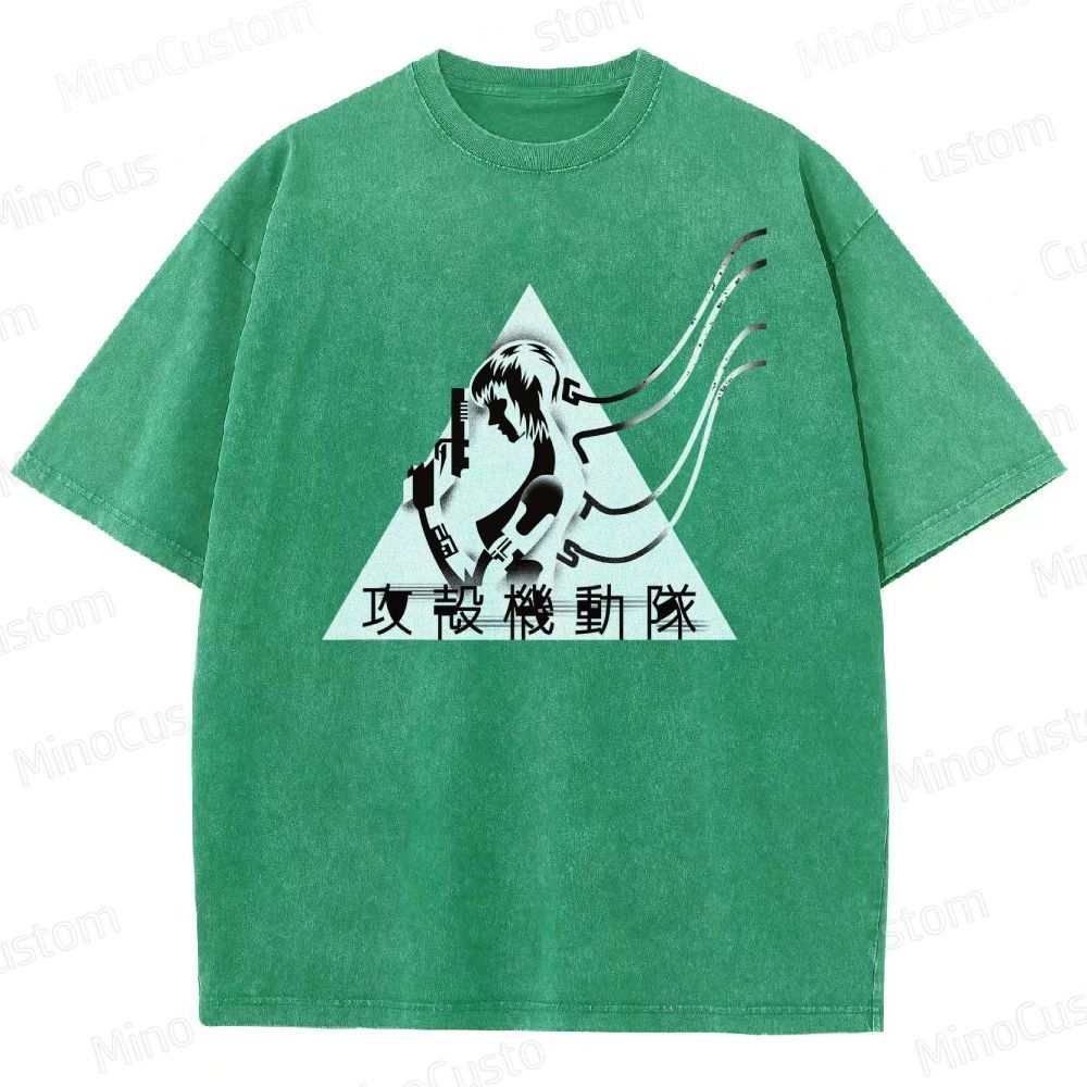 Ghost In The Shell Tactics Silhouette Washed T-Shirt 