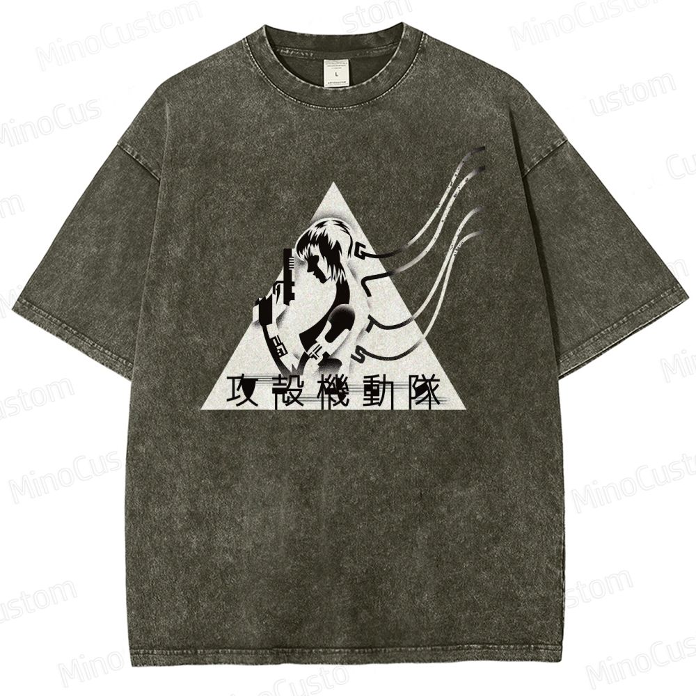 Ghost In The Shell Tactics Silhouette Washed T-Shirt 