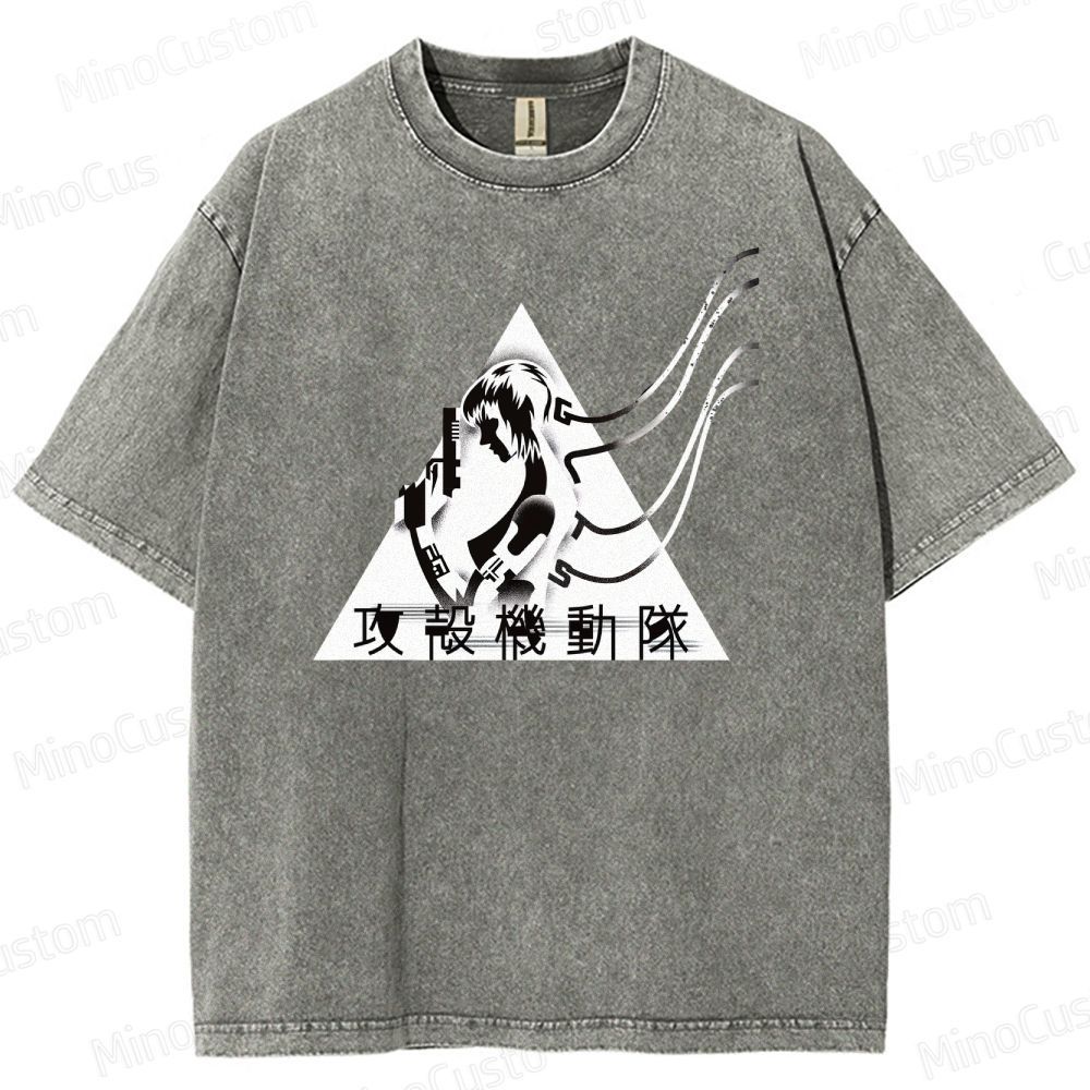 Ghost In The Shell Tactics Silhouette Washed T-Shirt 