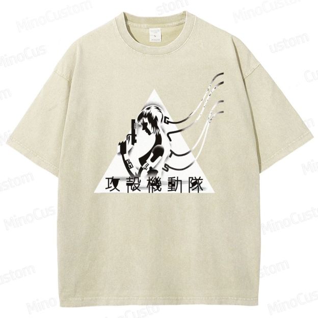 Ghost In The Shell Tactics Silhouette Washed T-Shirt 