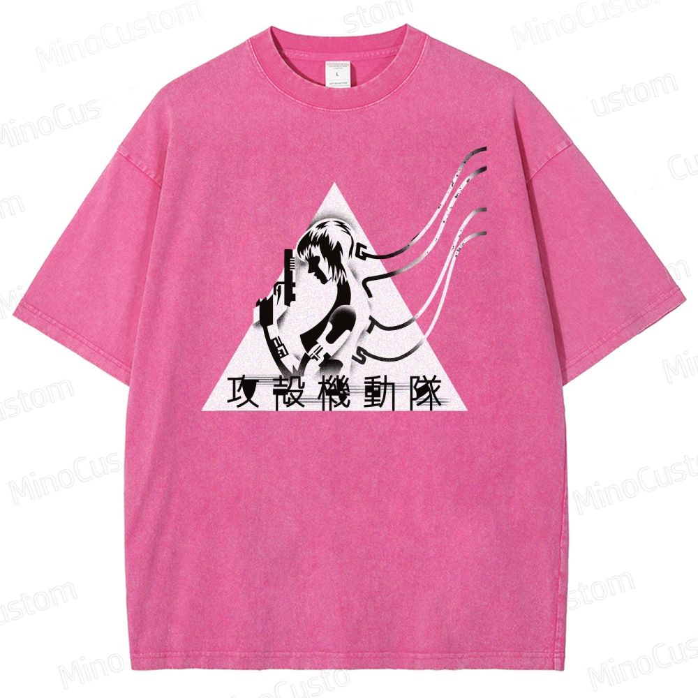 Ghost In The Shell Tactics Silhouette Washed T-Shirt 