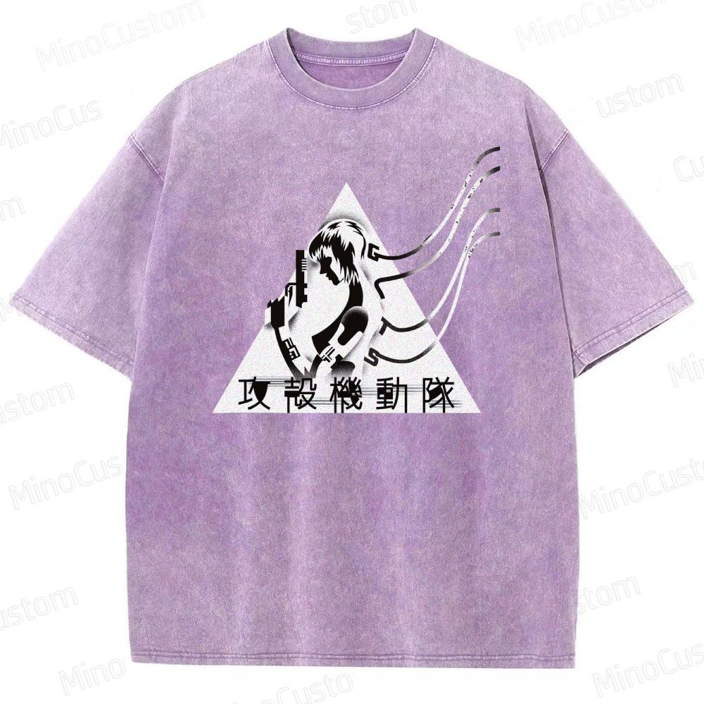 Ghost In The Shell Tactics Silhouette Washed T-Shirt 