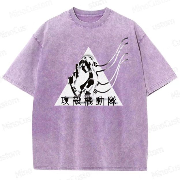 Ghost In The Shell Tactics Silhouette Washed T-Shirt 