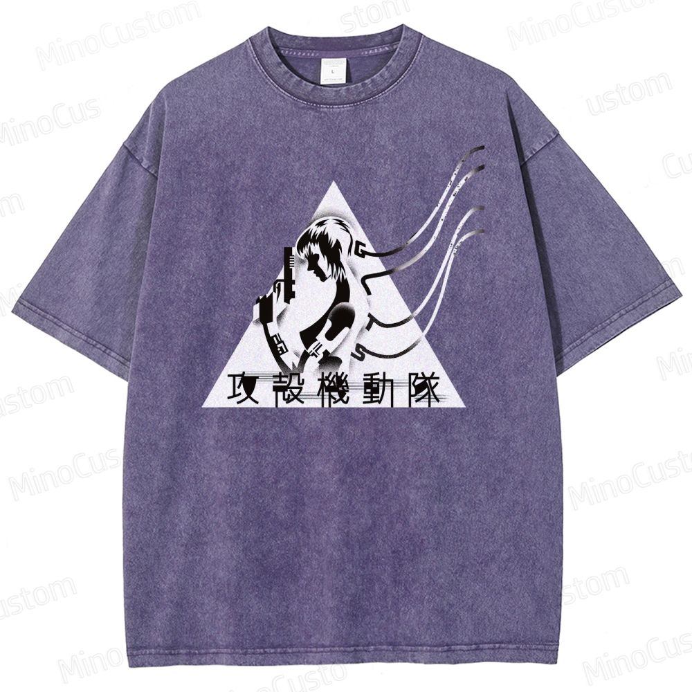 Ghost In The Shell Tactics Silhouette Washed T-Shirt 
