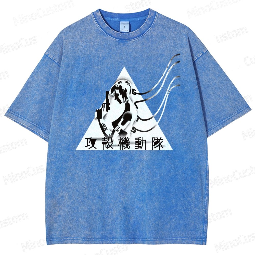 Ghost In The Shell Tactics Silhouette Washed T-Shirt 
