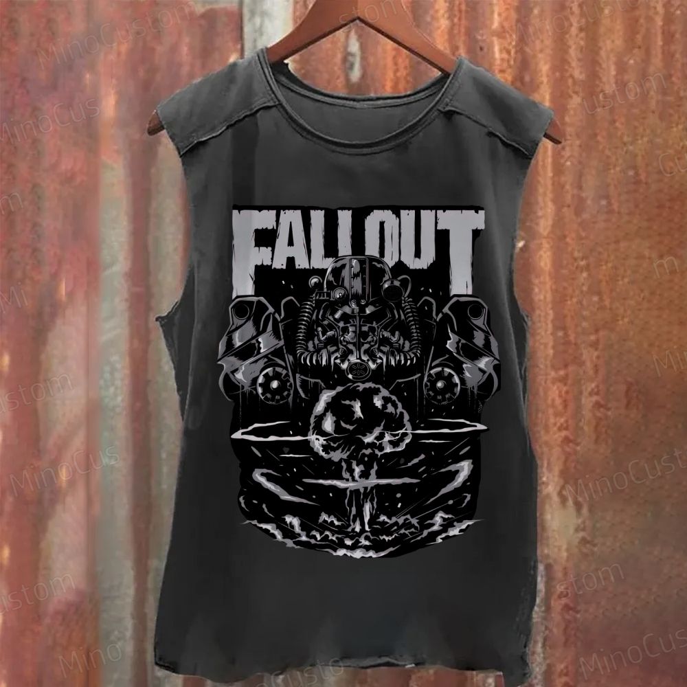 Fallout Power Armor  Washed Tank Top 