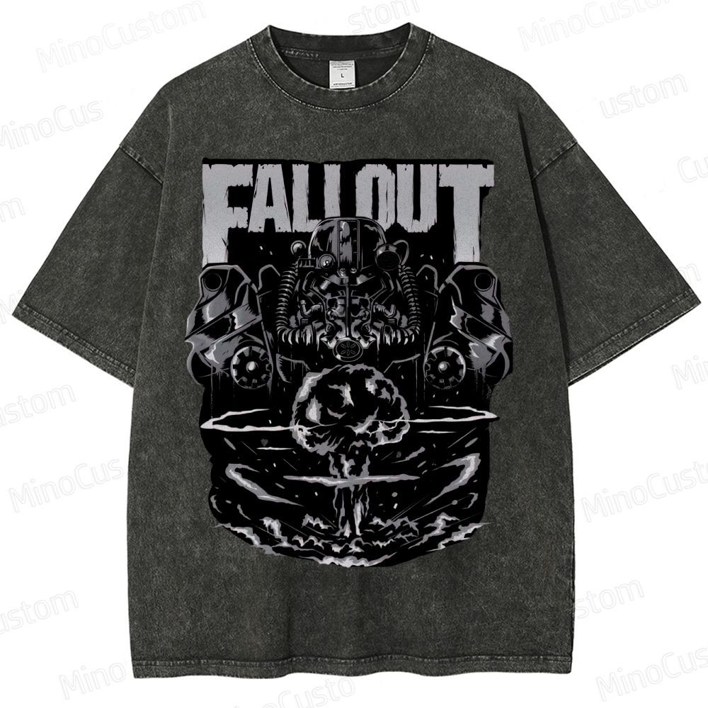 Fallout Power Armor Washed T-Shirt 