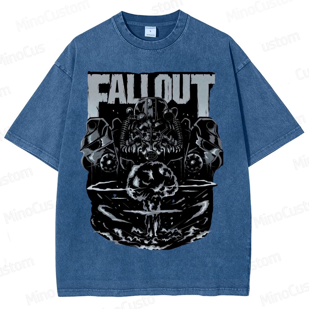 Fallout Power Armor Washed T-Shirt 