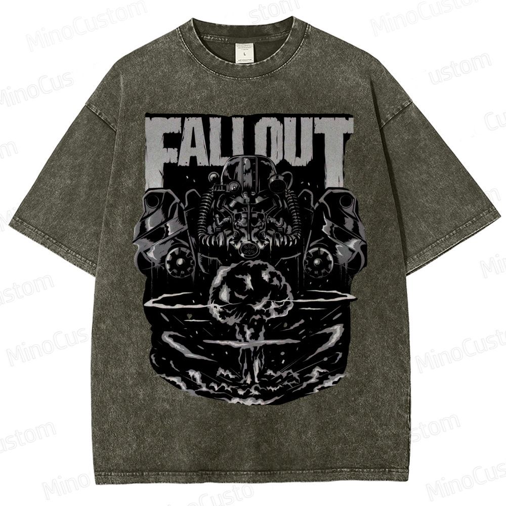 Fallout Power Armor Washed T-Shirt 