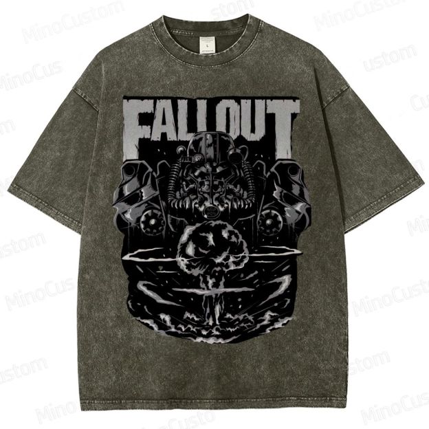 Fallout Power Armor Washed T-Shirt 