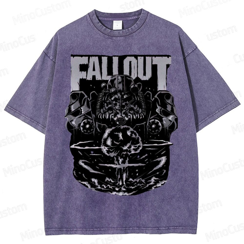 Fallout Power Armor Washed T-Shirt 