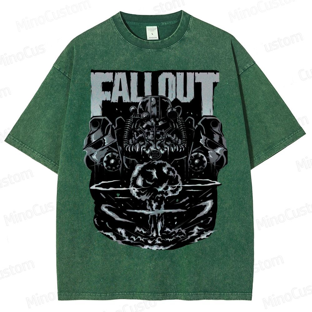 Fallout Power Armor Washed T-Shirt 