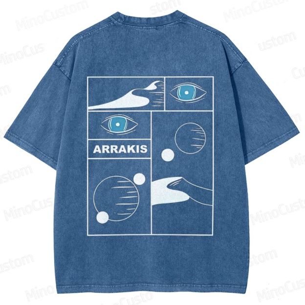 Dune Arrakis Graphic Washed T - Shirt
