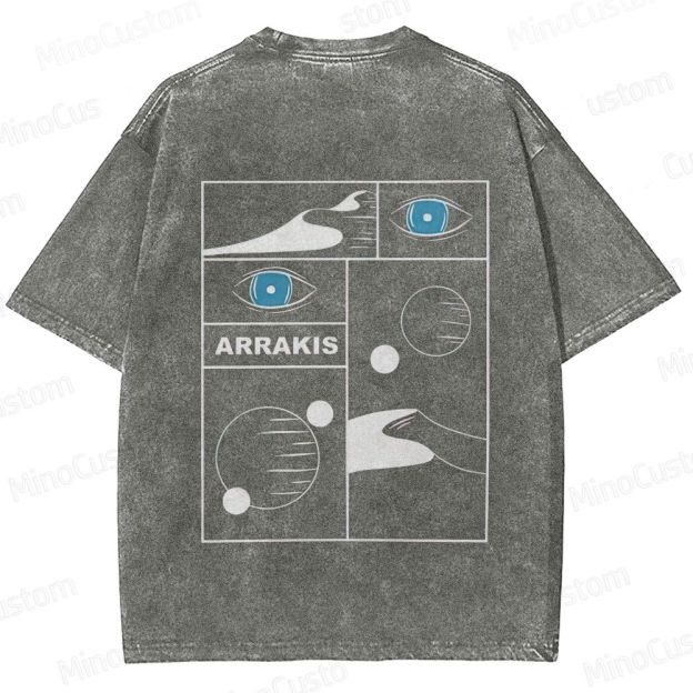 Dune Arrakis Graphic Washed T - Shirt