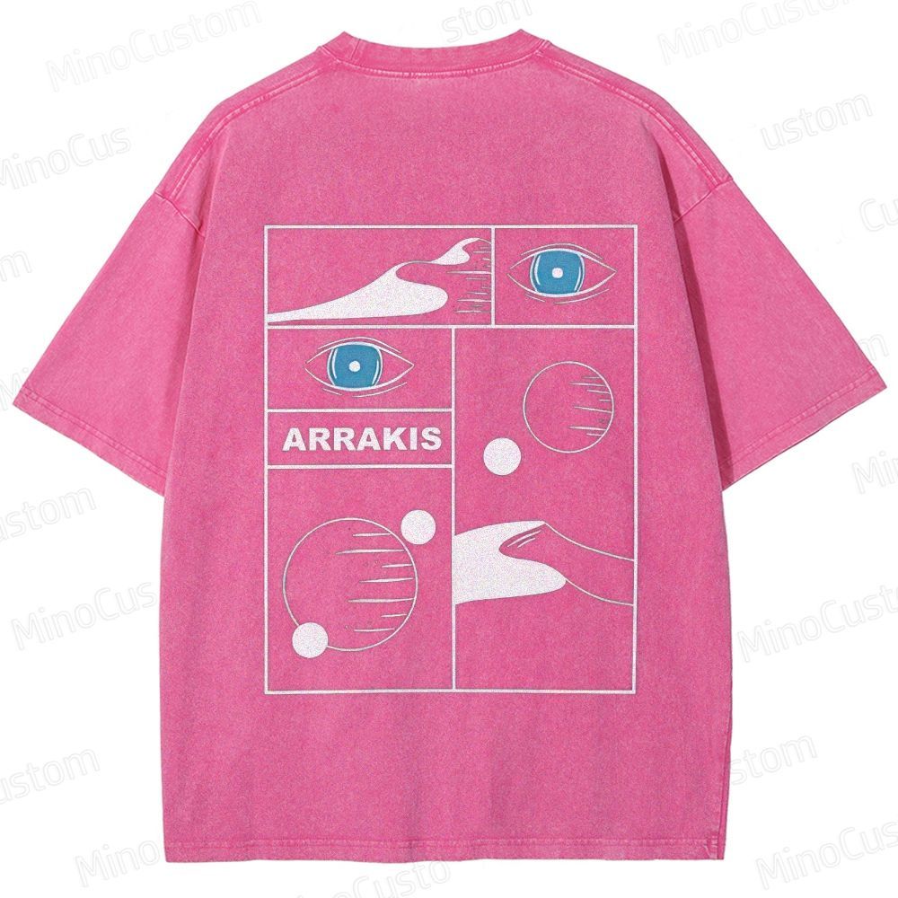 Dune Arrakis Graphic Washed T - Shirt