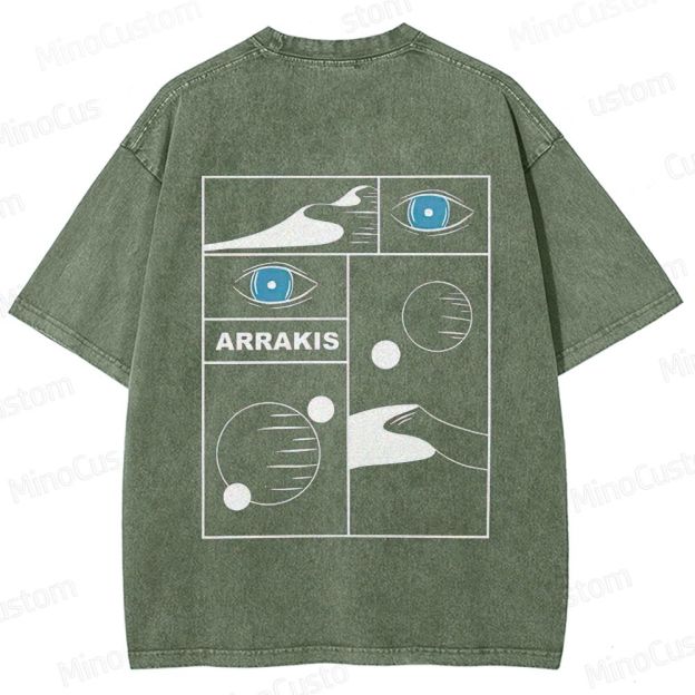 Dune Arrakis Graphic Washed T - Shirt
