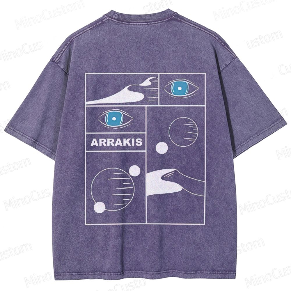 Dune Arrakis Graphic Washed T - Shirt