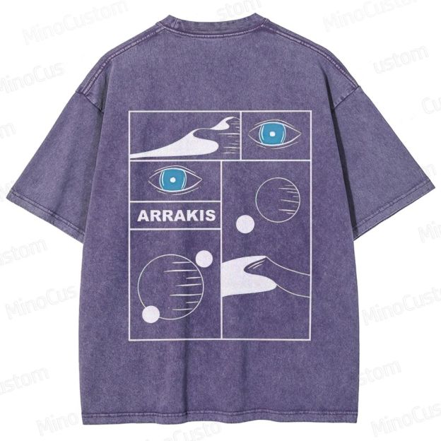Dune Arrakis Graphic Washed T - Shirt