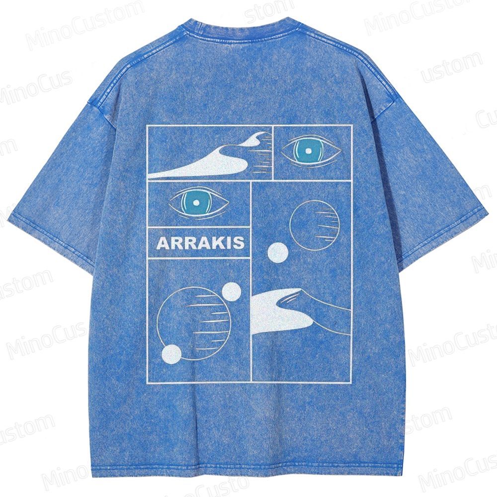 Dune Arrakis Graphic Washed T - Shirt
