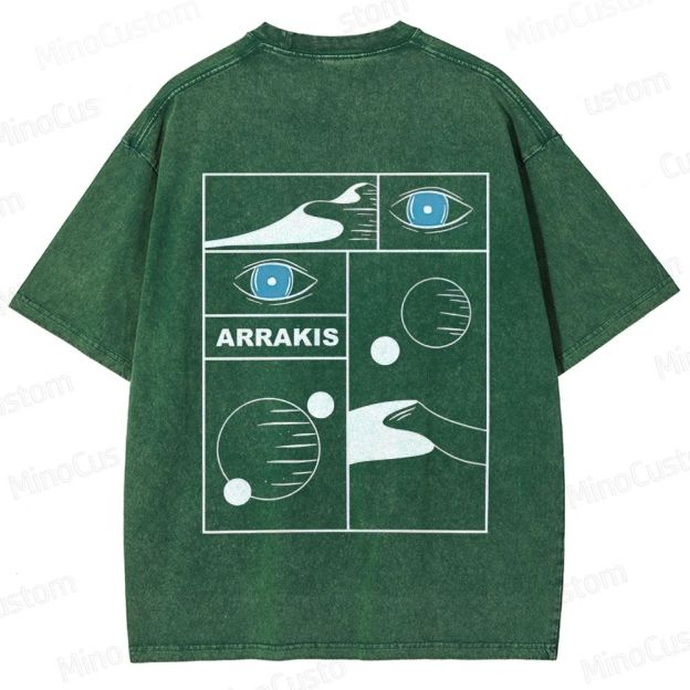 Dune Arrakis Graphic Washed T - Shirt