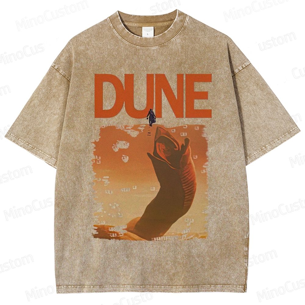 Dune Sandworm Graphic Washed T - Shirt