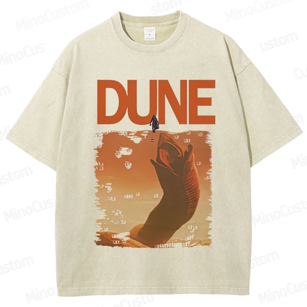 Dune Sandworm Graphic Washed T - Shirt