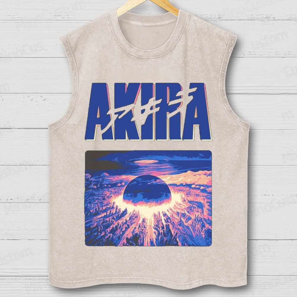 Akira Graphic Washed Tank Top
