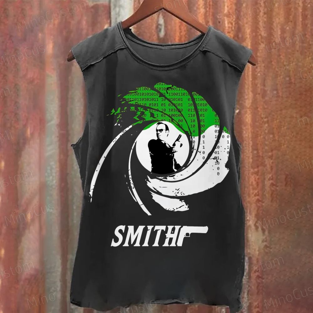 Cyber Agent Spiral Washed Tank Top