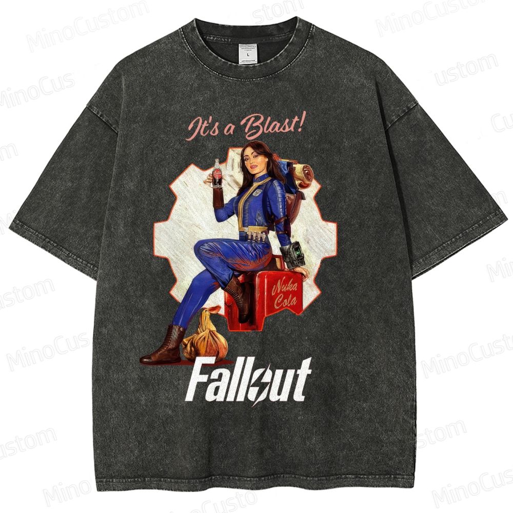 Fallout Vault Dweller Nuka Cola Washed T-Shirt 