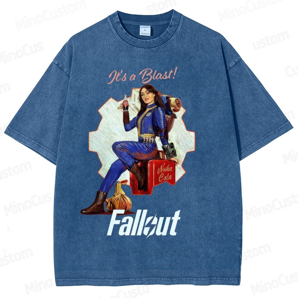 Fallout Vault Dweller Nuka Cola Washed T-Shirt 