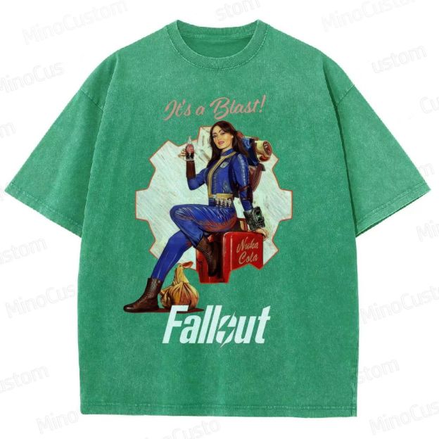 Fallout Vault Dweller Nuka Cola Washed T-Shirt 