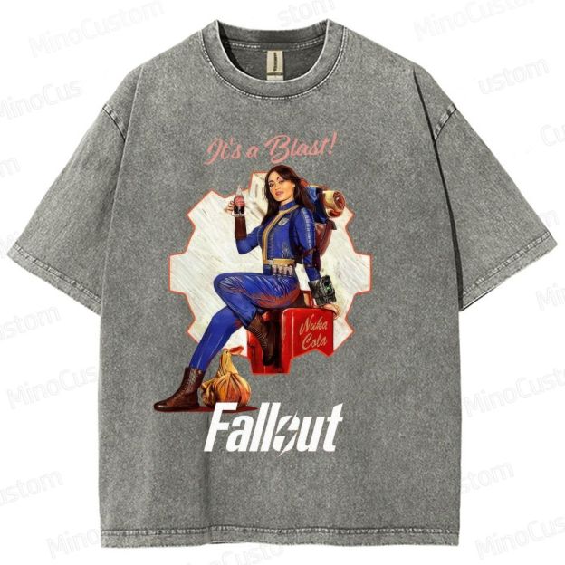 Fallout Vault Dweller Nuka Cola Washed T-Shirt 