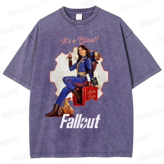 Fallout Vault Dweller Nuka Cola Washed T-Shirt 