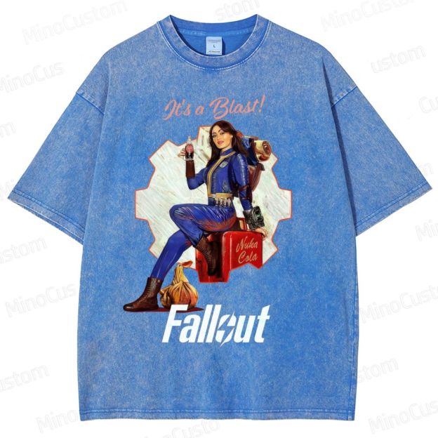 Fallout Vault Dweller Nuka Cola Washed T-Shirt 