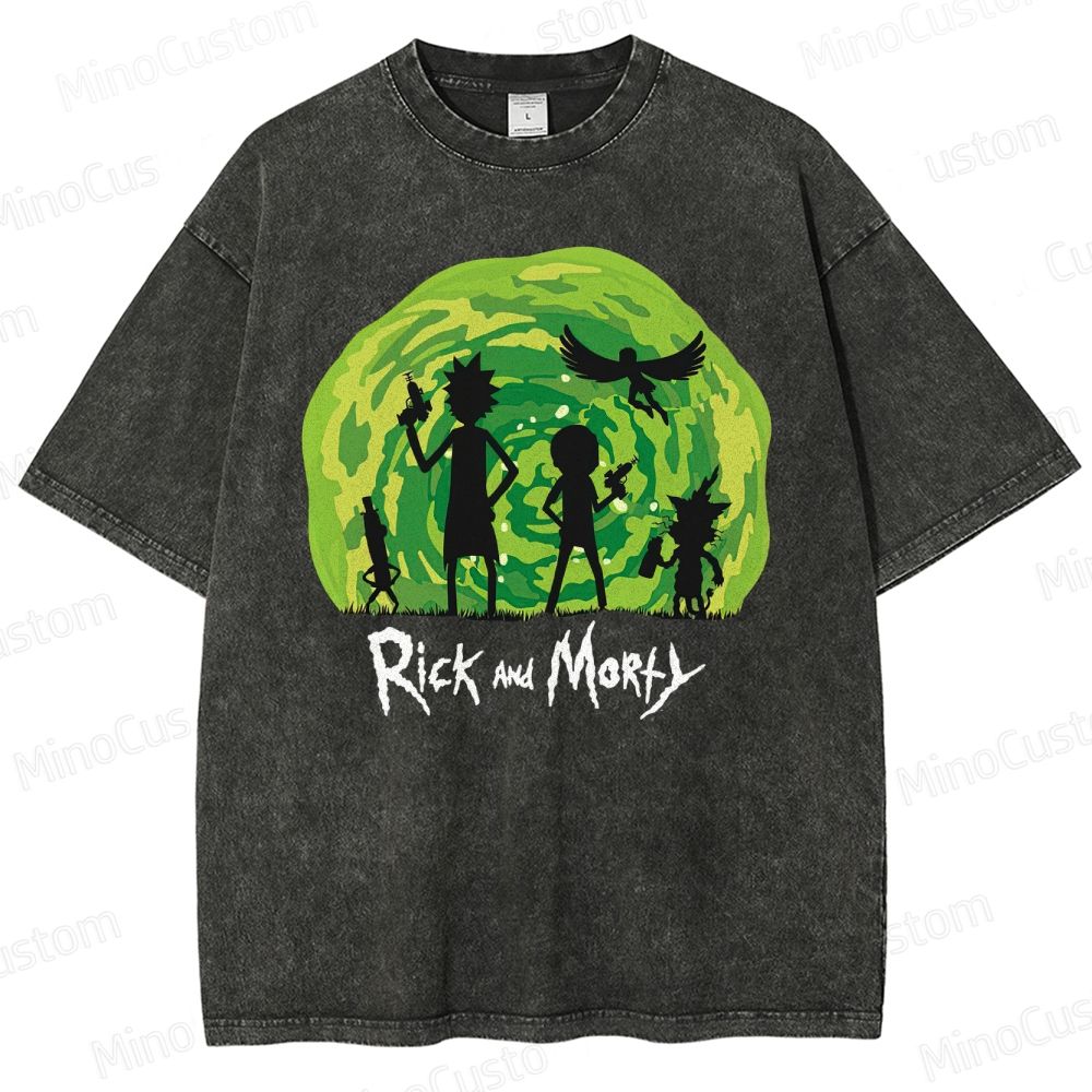 Rick and Morty Washed T-Shirt 