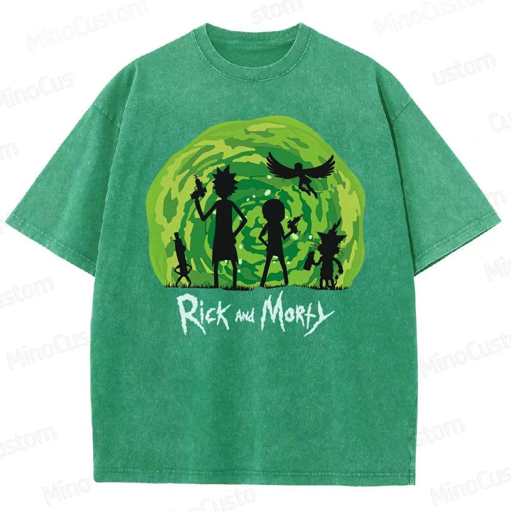 Rick and Morty Washed T-Shirt 