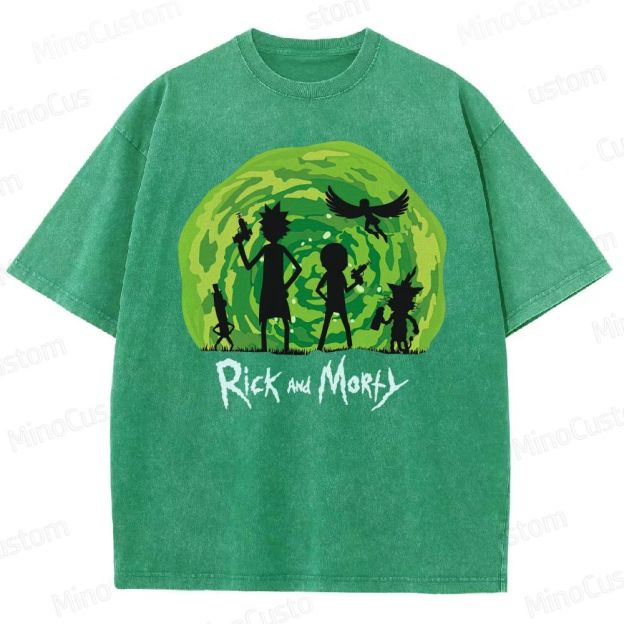 Rick and Morty Washed T-Shirt 