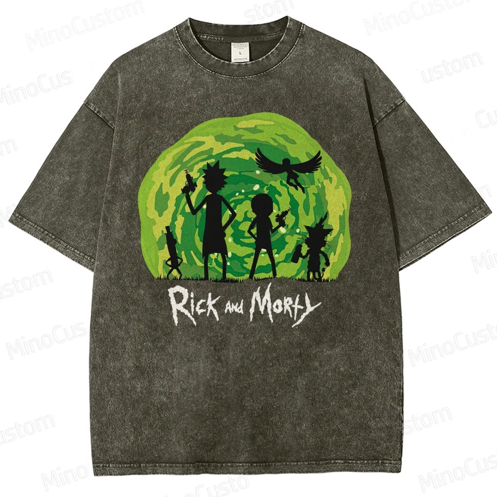 Rick and Morty Washed T-Shirt 