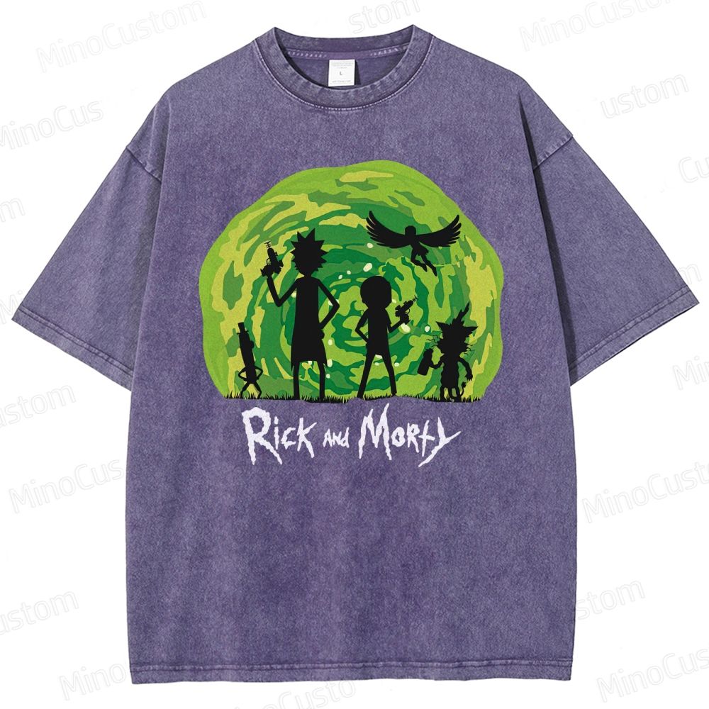 Rick and Morty Washed T-Shirt 