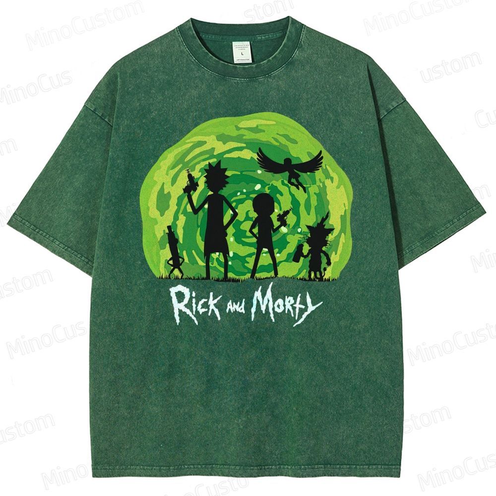 Rick and Morty Washed T-Shirt 