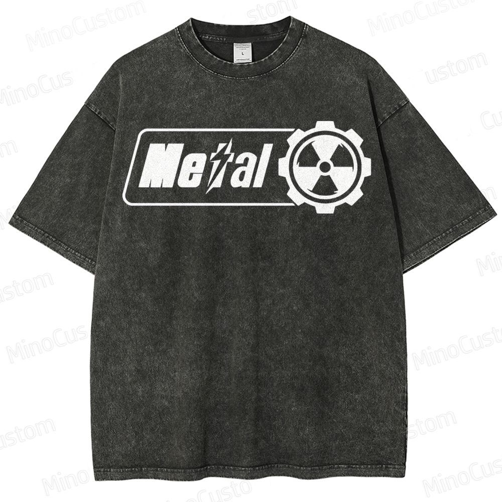 Fallout Nuclear Logo Washed T-Shirt 