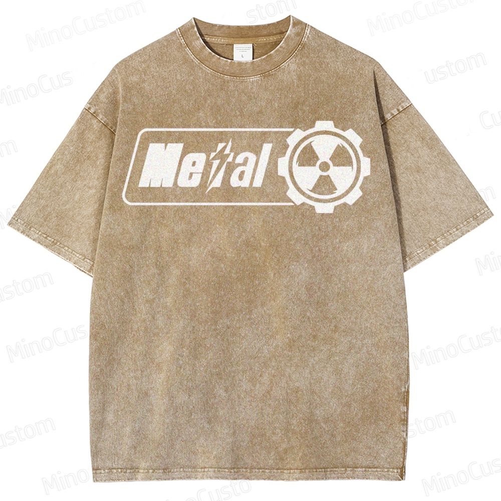 Fallout Nuclear Logo Washed T-Shirt 