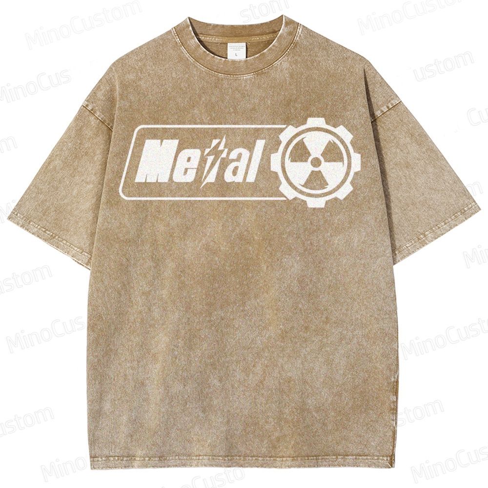 Fallout Nuclear Logo Washed T-Shirt 