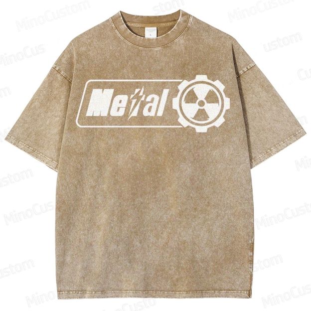 Fallout Nuclear Logo Washed T-Shirt 