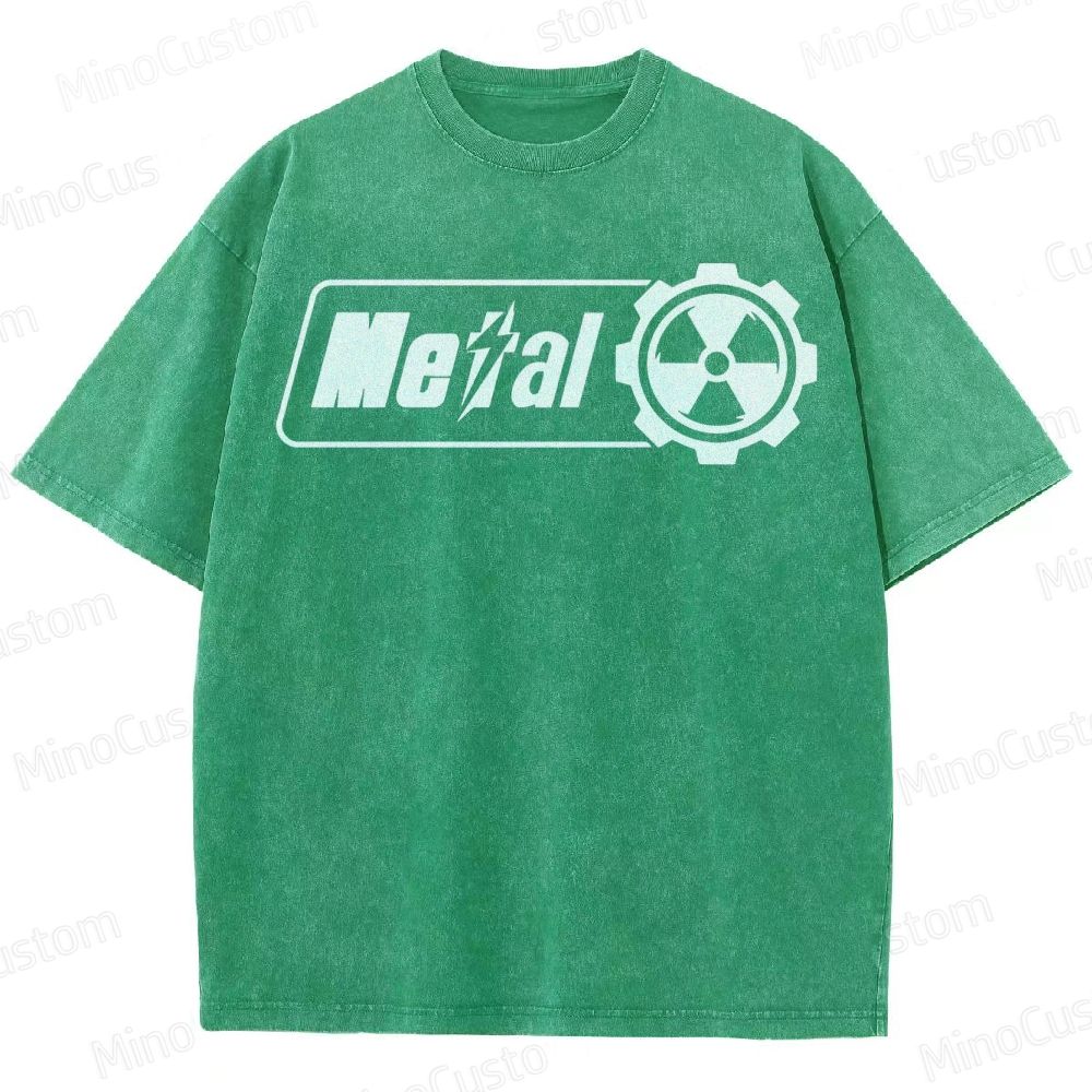 Fallout Nuclear Logo Washed T-Shirt 
